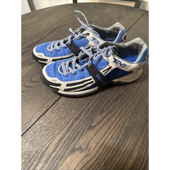 Teva Amphibious Hiking Shoes Men’s 12 Blue Black Reflective - Picture 1 of 13